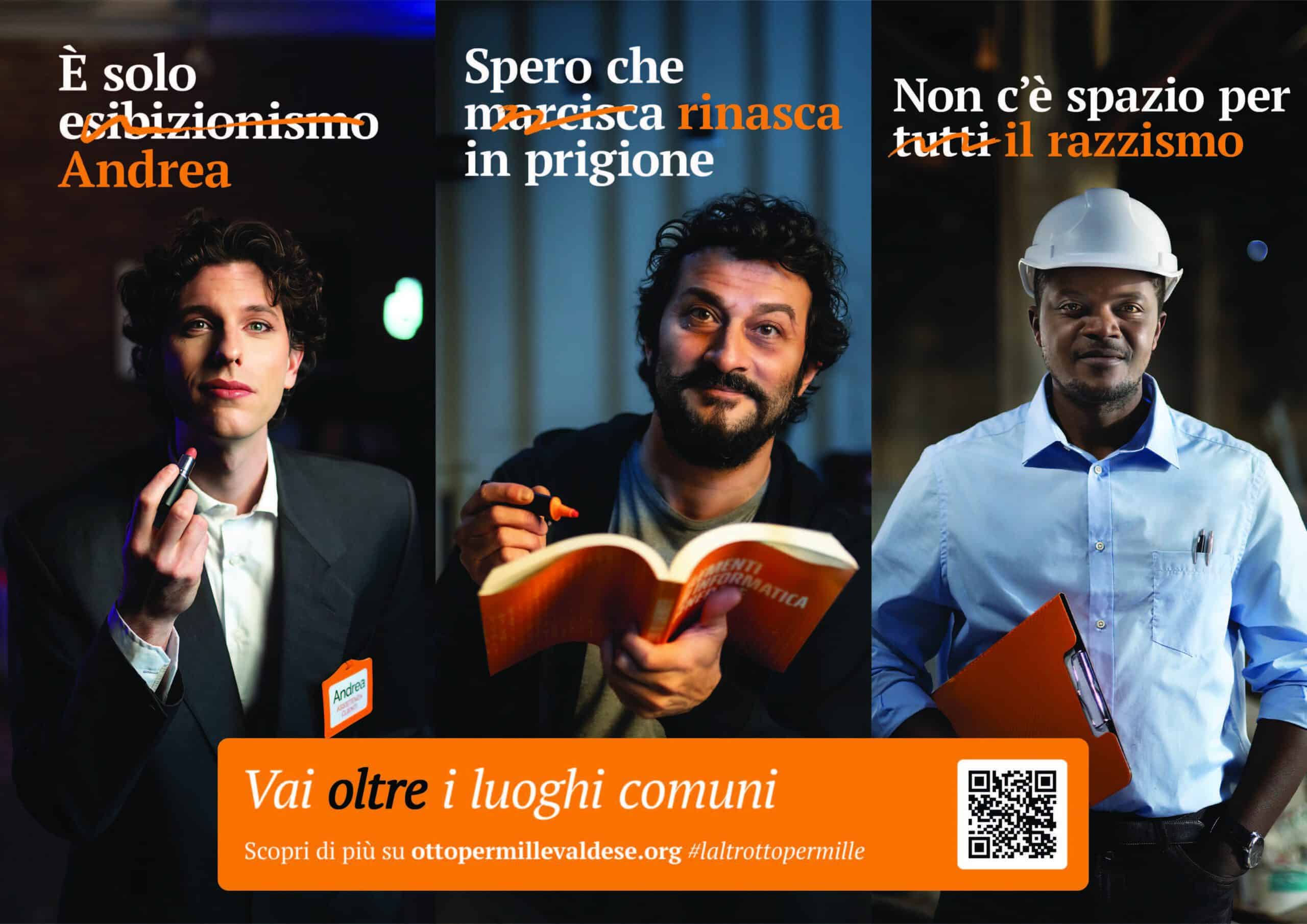 La Chiesa Valdese – Unione delle Chiese metodiste e valdesi lancia la nuova campagna di comunicazione Otto per Mille: un invito a superare i pregiudizi